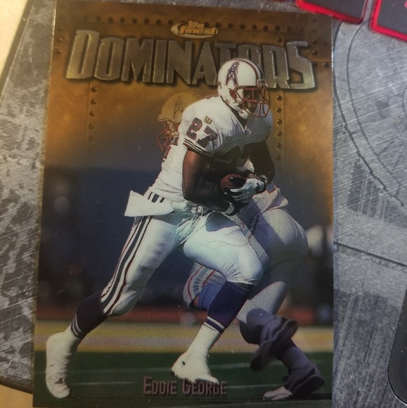 topps Other - Eddie george #335 1997 topps finest football card